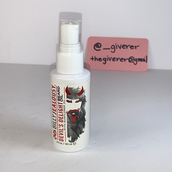 Billy Jealously Devil’s Delight Beard Oil with Sunflower Oil - Picture 1 of 7